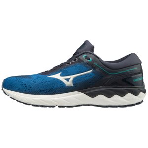 Adidasi Alergare Mizuno Wave Skyrise Barbati - Albastri